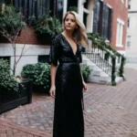 Black Sequin Dress