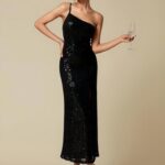 black sparkly dress