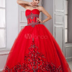 Red Quinceañera Dress