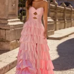 Pink Ruffle Dress: