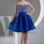 Royal Blue Homecoming Dress