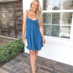 Blue Colour Short Dress