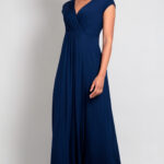 navy blue maxi dress
