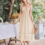 tiered midi dress
