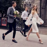 White Rehearsal Dinner Dress