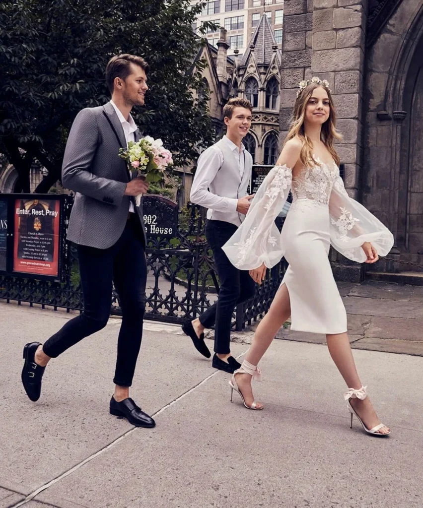 White Rehearsal Dinner Dress