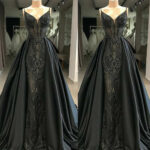 Black and Gold Prom Dresses: