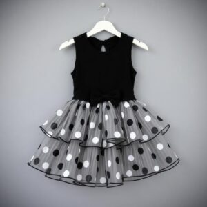Black and White Bow Dress