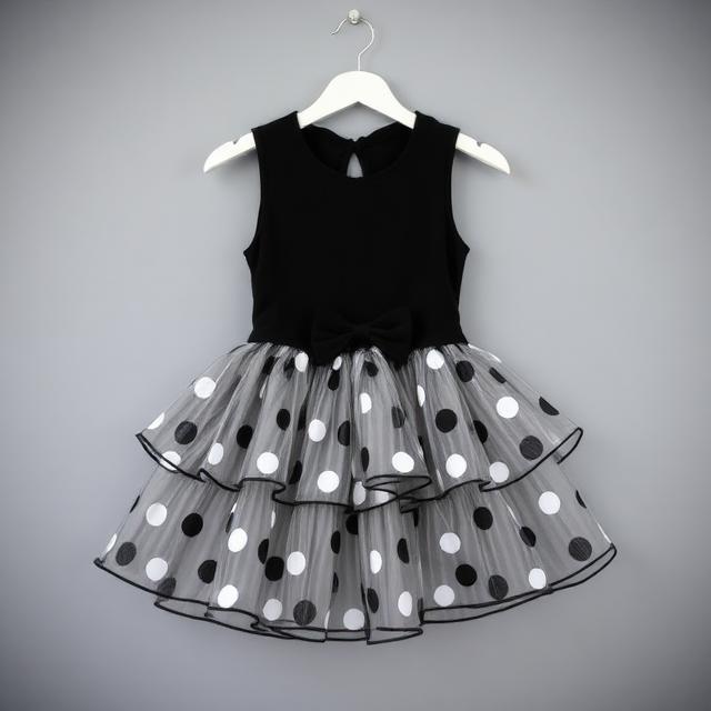 Black and White Bow Dress
