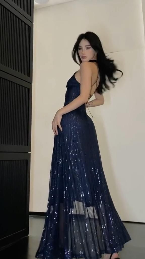 Blue Sparkly Dress